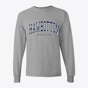 Hawbottom Maryland Traditional Classic Long Sleeve T-Shirt