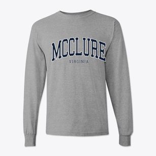Mcclure Virginia Traditional Classic Long Sleeve T-Shirt