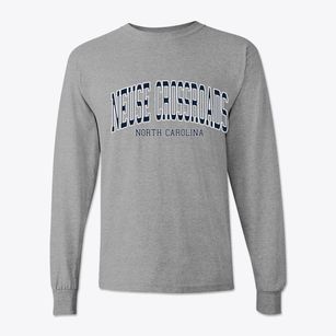 Neuse Crossroads North Carolina Traditional Classic Long Sleeve T-Shirt