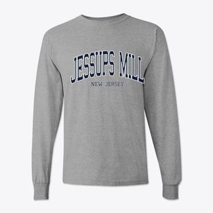 Jessups Mill New Jersey Traditional Classic Long Sleeve T-Shirt