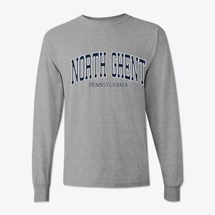 North Ghent Pennsylvania Traditional Classic Long Sleeve T-Shirt