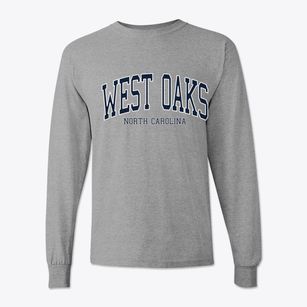 West Oaks North Carolina Traditional Classic Long Sleeve T-Shirt