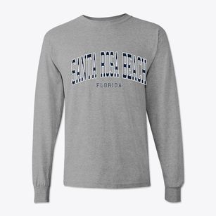 Santa Rosa Beach Florida Traditional Classic Long Sleeve T-Shirt