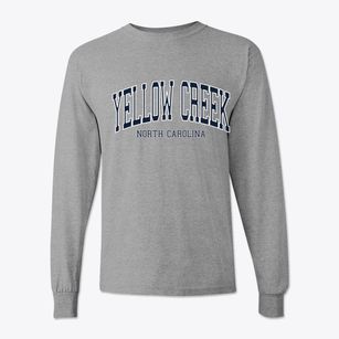 Yellow Creek North Carolina Traditional Classic Long Sleeve T-Shirt