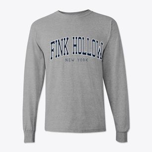 Fink Hollow New York Traditional Classic Long Sleeve T-Shirt