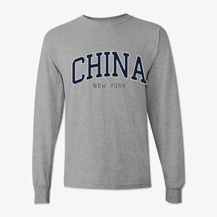 China New York Traditional Classic Long Sleeve T-Shirt