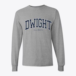 Dwight Illinois Traditional Classic Long Sleeve T-Shirt