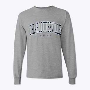 Charlottesville Virginia Traditional Classic Long Sleeve T-Shirt