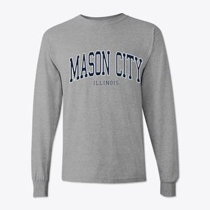 Mason City Illinois Traditional Classic Long Sleeve T-Shirt