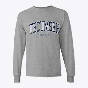 Tecumseh Nebraska Traditional Classic Long Sleeve T-Shirt