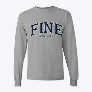 Fine New York Traditional Classic Long Sleeve T-Shirt