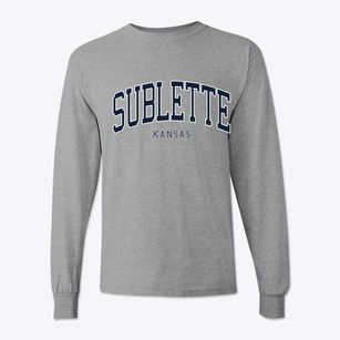 Sublette Kansas Traditional Classic Long Sleeve T-Shirt