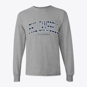 Phil Campbell Alabama Traditional Classic Long Sleeve T-Shirt