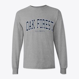 Oak Forest Illinois Traditional Classic Long Sleeve T-Shirt