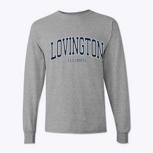 Lovington Illinois Traditional Classic Long Sleeve T-Shirt