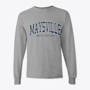 Maysville North Carolina Traditional Classic Long Sleeve T-Shirt