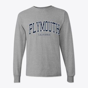 Plymouth California Traditional Classic Long Sleeve T-Shirt