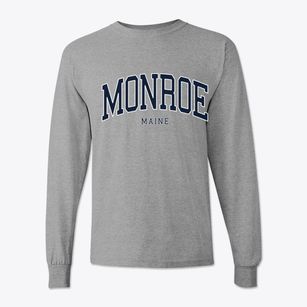 Monroe Maine Traditional Classic Long Sleeve T-Shirt