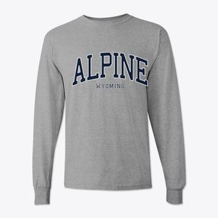 Alpine Wyoming Traditional Classic Long Sleeve T-Shirt