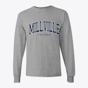 Millville California Traditional Classic Long Sleeve T-Shirt