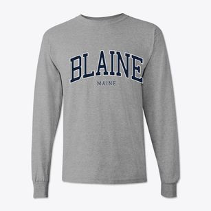 Blaine Maine Traditional Classic Long Sleeve T-Shirt