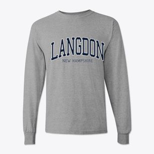 Langdon New Hampshire Traditional Classic Long Sleeve T-Shirt