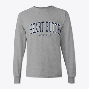 Heart Butte Montana Traditional Classic Long Sleeve T-Shirt