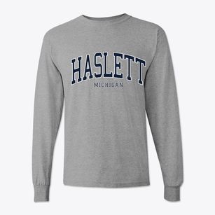 Haslett Michigan Traditional Classic Long Sleeve T-Shirt