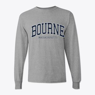 Bourne Massachusetts Traditional Classic Long Sleeve T-Shirt