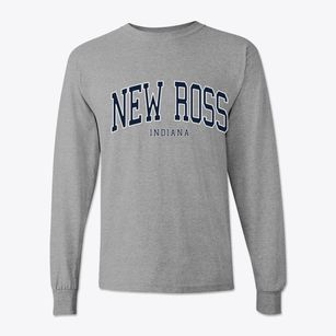 New Ross Indiana Traditional Classic Long Sleeve T-Shirt