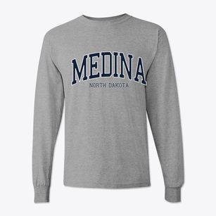 Medina North Dakota Traditional Classic Long Sleeve T-Shirt