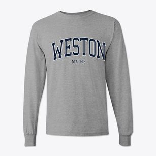 Weston Maine Traditional Classic Long Sleeve T-Shirt