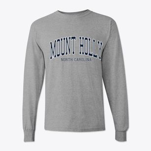Mount Holly North Carolina Traditional Classic Long Sleeve T-Shirt