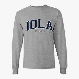 Iola Illinois Traditional Classic Long Sleeve T-Shirt