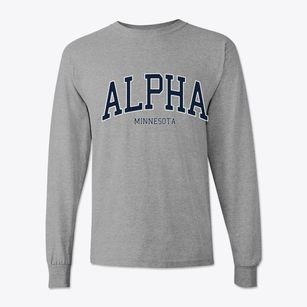 Alpha Minnesota Traditional Classic Long Sleeve T-Shirt