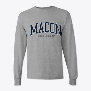 Macon North Carolina Traditional Classic Long Sleeve T-Shirt