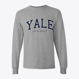 Yale South Dakota Traditional Classic Long Sleeve T-Shirt