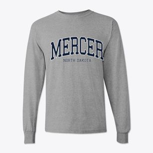 Mercer North Dakota Traditional Classic Long Sleeve T-Shirt