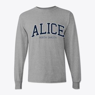 Alice North Dakota Traditional Classic Long Sleeve T-Shirt