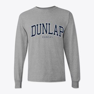 Dunlap Kansas Traditional Classic Long Sleeve T-Shirt
