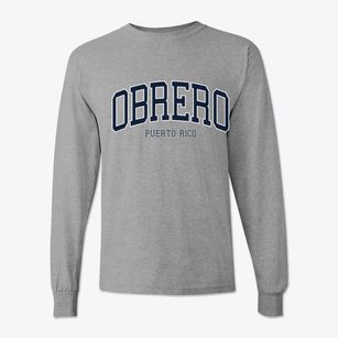 Obrero Puerto Rico Traditional Classic Long Sleeve T-Shirt