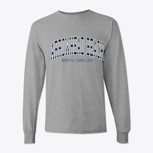 Arrowhead Beach North Carolina Traditional Classic Long Sleeve T-Shirt