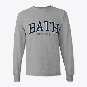 Bath New York Traditional Classic Long Sleeve T-Shirt