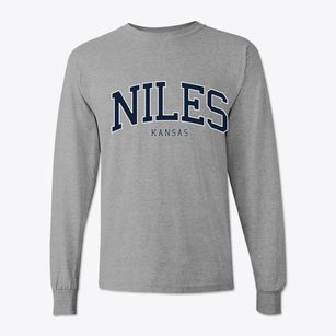 Niles Kansas Traditional Classic Long Sleeve T-Shirt