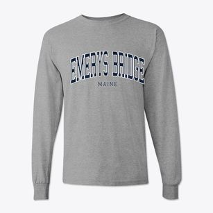 Emerys Bridge Maine Traditional Classic Long Sleeve T-Shirt