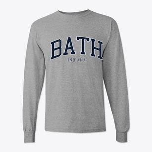 Bath Indiana Traditional Classic Long Sleeve T-Shirt