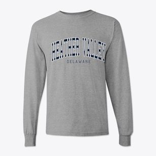 Heather Valley Delaware Traditional Classic Long Sleeve T-Shirt