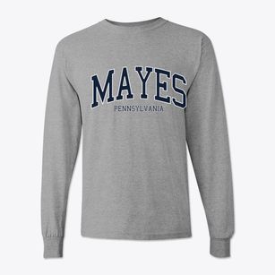 Mayes Pennsylvania Traditional Classic Long Sleeve T-Shirt