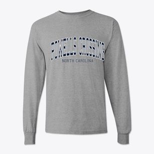 Powells Crossing North Carolina Traditional Classic Long Sleeve T-Shirt