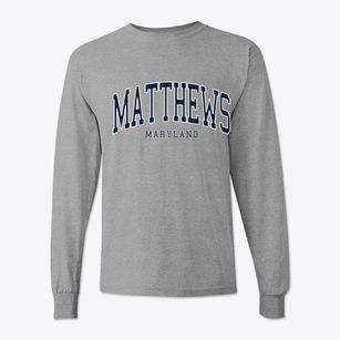 Matthews Maryland Traditional Classic Long Sleeve T-Shirt